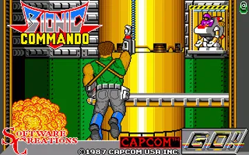 Bionic Commando screen shot title